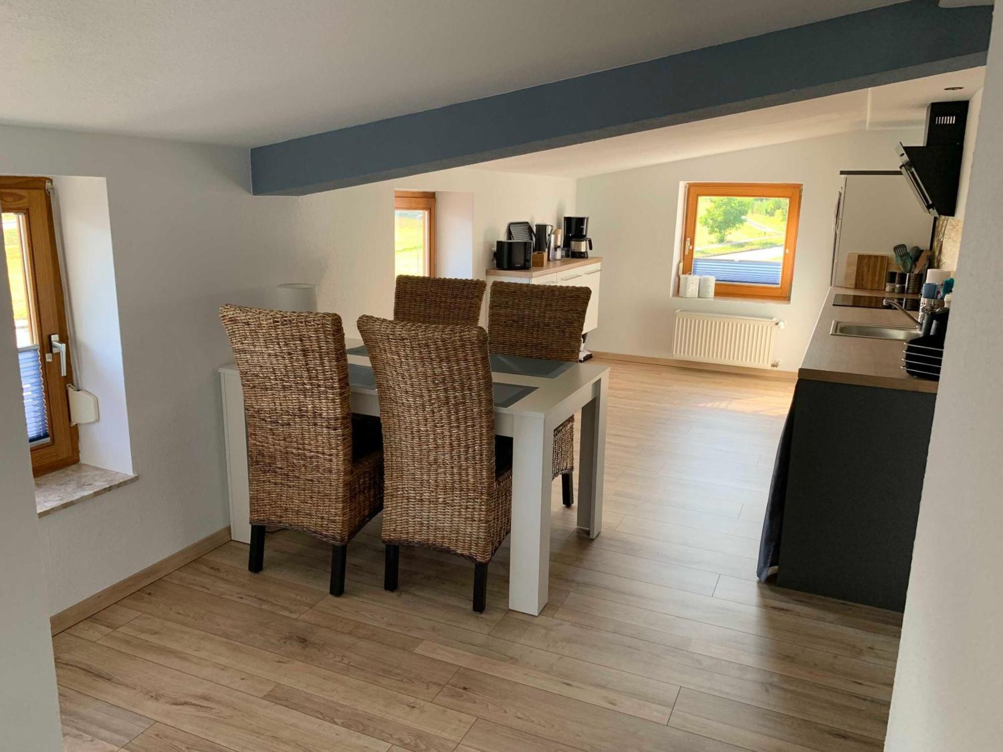 Ferienwohnung In Den Wiesen Albertshausen Esterno foto