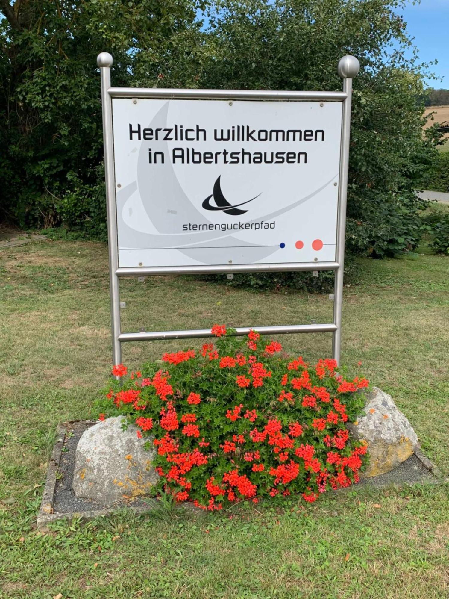 Ferienwohnung In Den Wiesen Albertshausen Esterno foto