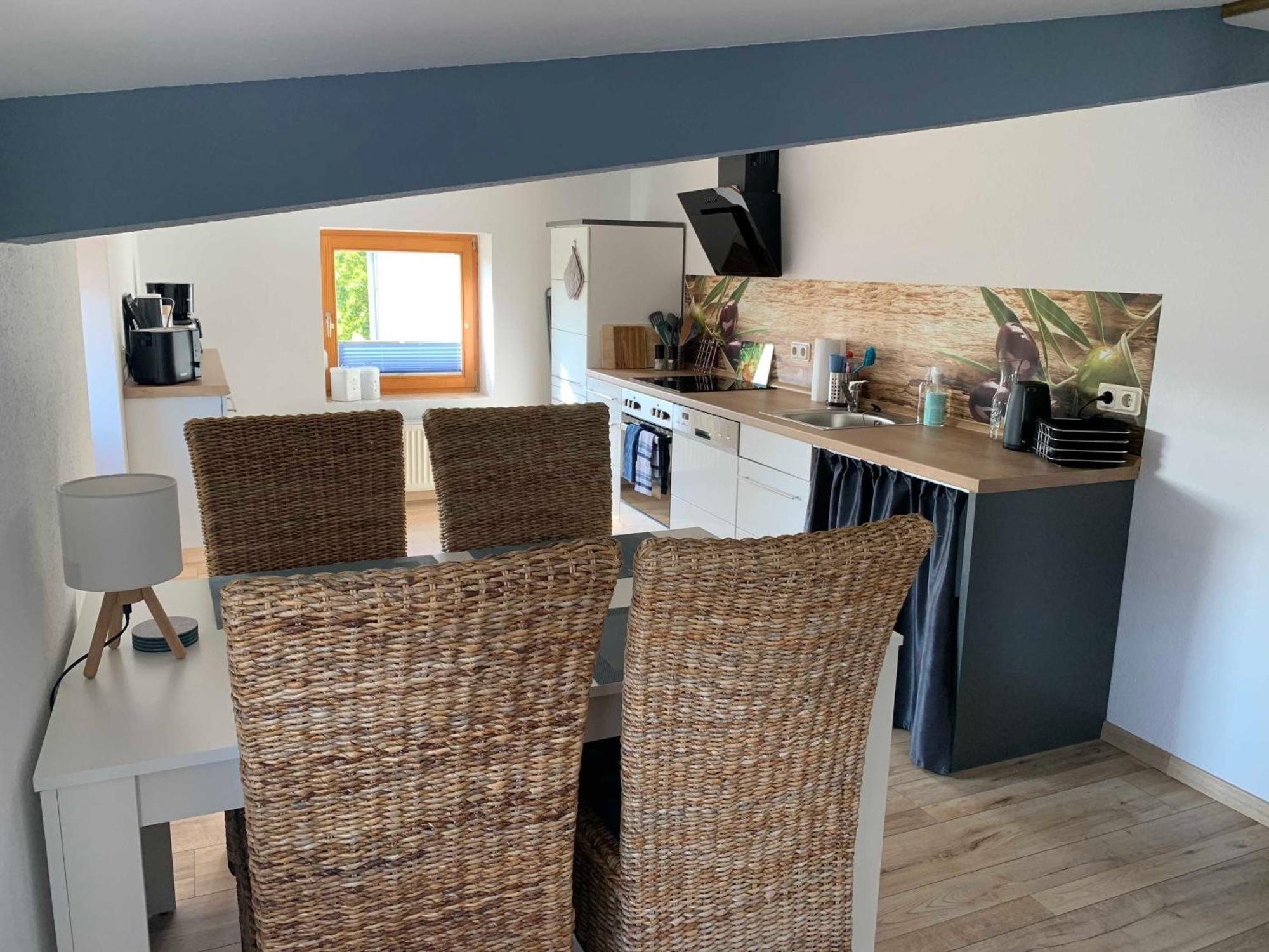 Ferienwohnung In Den Wiesen Albertshausen Esterno foto